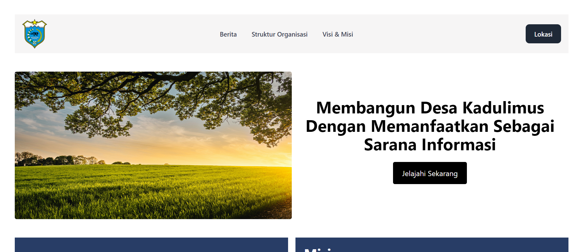 Landing Page Kadulimus